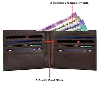 Lorenz Gift Combo Set of Dark Brown Analog Watch  Hi-Quality PU Wallet for Men | CM-407WL-61-thumb4