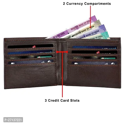 Lorenz Gift Combo Set of Dark Brown Analog Watch  Hi-Quality PU Wallet for Men | CM-407WL-61-thumb5
