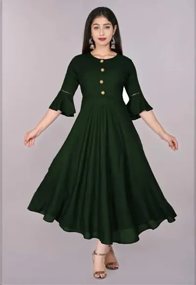 New Anarkali Rayon kurta for women