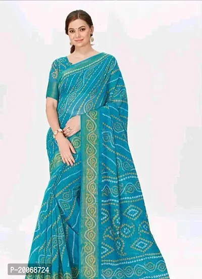 Stylish Fancy Designer Cotton Saree With Blouse Piece For Women