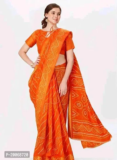 Stylish Fancy Designer Cotton Saree With Blouse Piece For Women