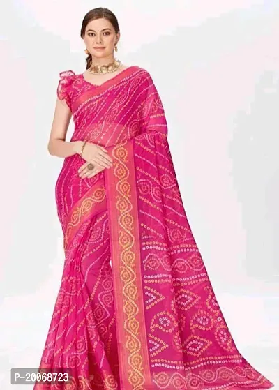 Stylish Fancy Designer Cotton Saree With Blouse Piece For Women