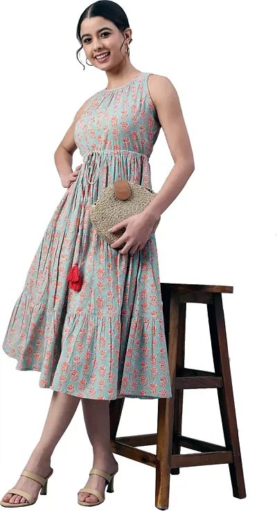 Stylish Viscose Rayon Dress For Women