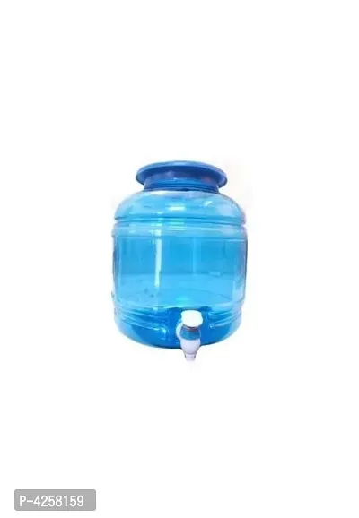 Premium Quality Plastic Water Dispenser/Water Jar - Blue (Capacity 10 litres) (Pack of 1)-thumb0