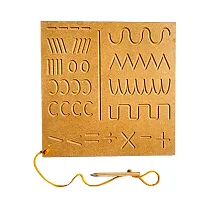 Wooden 1 to 20 Double Sided  Numbers, Shapes  Tracing Board for kids-thumb1