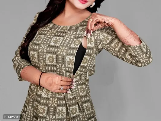 Fancy Cotton Feeding Kurti For Women-thumb2