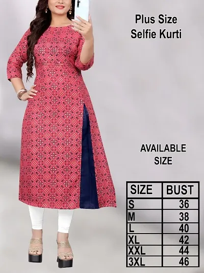 Stylish Cotton Printed A-Line Kurtas