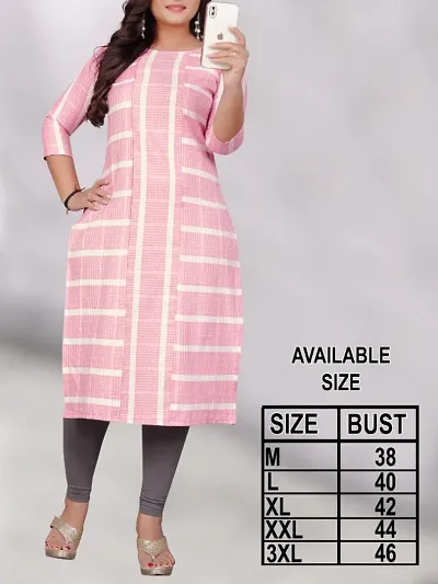 Woven Design Straight Kurta