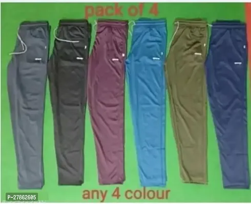 Trendy Trackpants Set of 4 for kids and Mens - Assorted Color