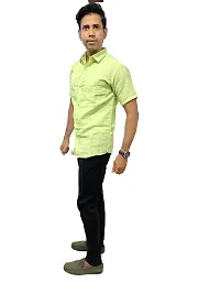 Plain_Khadi_Shirt (Large, Mint Green)-thumb2