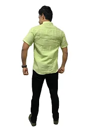 Plain_Khadi_Shirt (Large, Mint Green)-thumb1