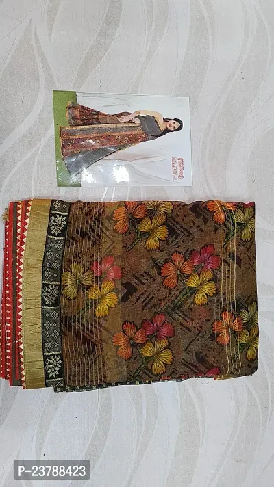 Stylish Women Art Silk Saree with Blouse Piece-thumb0