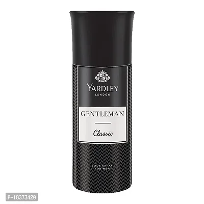 Yardley London Gentleman Classic Deodorant Body Spray For Men, 150ml-thumb0