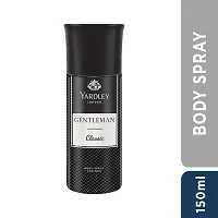 Yardley London Gentleman Classic Deodorant Body Spray For Men, 150ml-thumb2