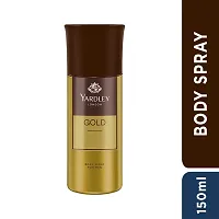 Yardley London Gold Deodorant Body Spray For Men, Fresh, 150ml-thumb1