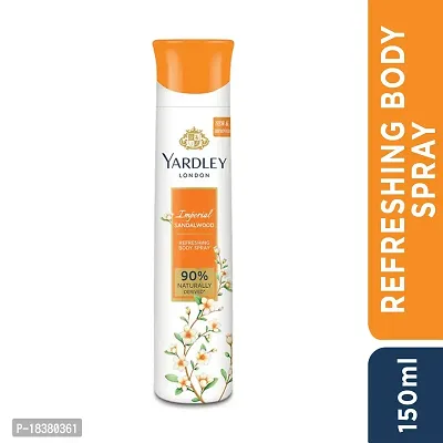 Yardley London Imperial Sandalwood Perfumed Deo For Women, 150ml-thumb3