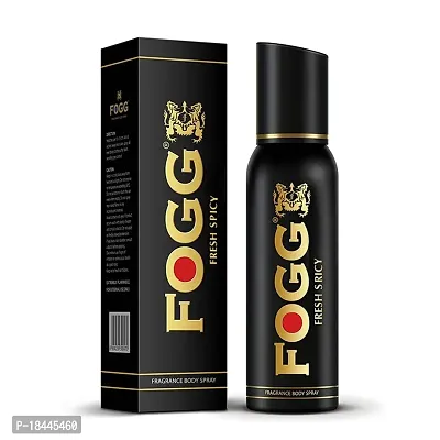 Fogg Black Series fresh spicy, Perfume Body Spray For Men, Long Lasting  No Gas Deodorant, 120ml-thumb0