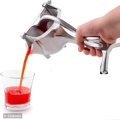 Blluex Hand Press Juicer Machine Aluminium Manual Fruit Squeezer Orange Juicer Heavy Duty Multipurpose Manual Juicer Machine for Fruits, Ergonomic Handle Design (juicer hand)-thumb2