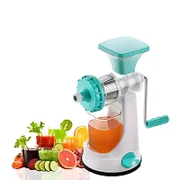 Blluex Plastic Manual Steel Handle Hand Juicer Mixer Blender Juice Maker Machine for Home, Hand Juicer-thumb1