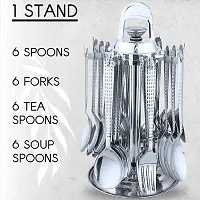 Stylish Stainless Steel 24 Pcs Cutlery Set For Dining-thumb2