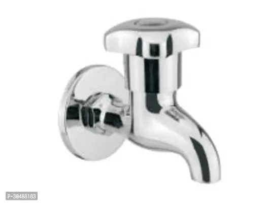 Silver Stainless Steel Bib Turbo  Faucet Wall Mount Installation Type