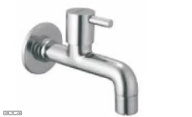 Silver Stainless Steel Bib Turbo  Faucet Wall Mount Installation Type