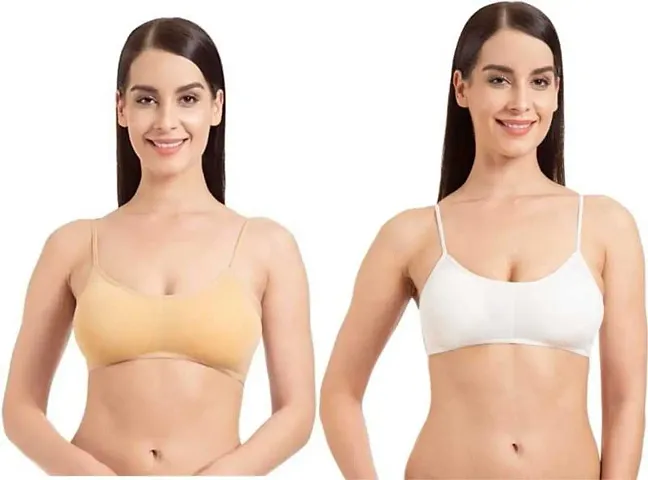 six strap removable padded bra combo of 2