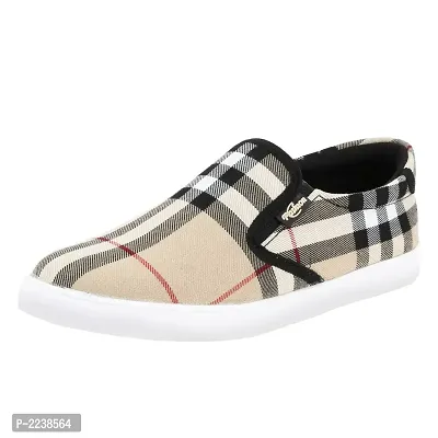 Off White Printed Canvas Men Shoes-thumb3