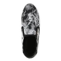 Black Printed Canvas Men Shoes-thumb4