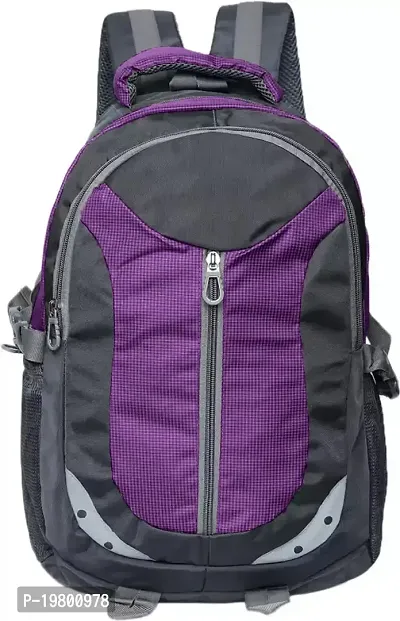 VOILA Casual Laptop Backpack For Men, Women Purple-thumb0