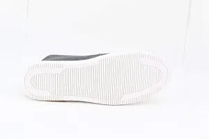 Voila Denim High Ankle Sneakers for Men Grey Shoe-thumb4