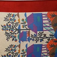 Voila Women Printed Mysore Silk Saree Maroon-thumb3