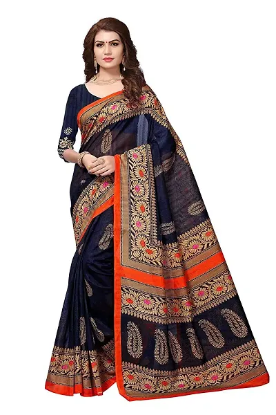 VOILA Women's Bhagalpuri Art Silk Saree