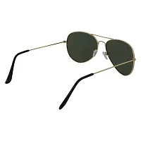 VOILA UV Protection Metal Unisex Sunglasses VOILA015 | Green-thumb2