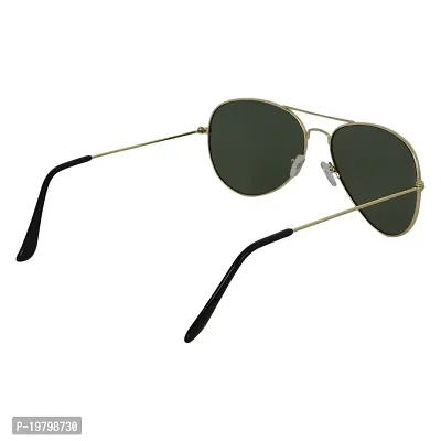 VOILA UV Protection Metal Unisex Sunglasses VOILA015 | Green-thumb3