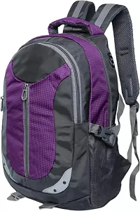 VOILA Casual Laptop Backpack For Men, Women Purple-thumb1