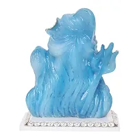 Voila Plastic Lord Shiv Idol Statue for Car Dashboard and Mandir Small, Blue-thumb2