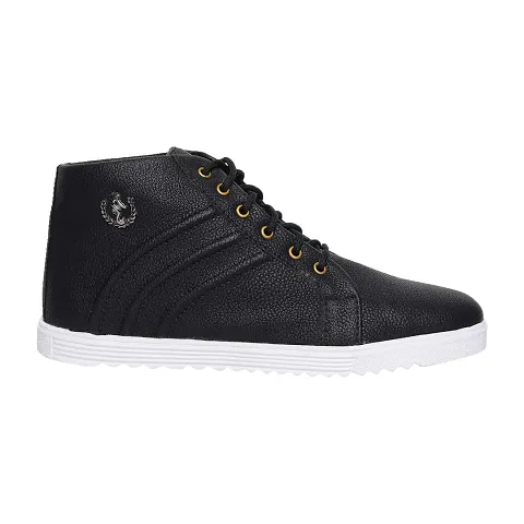Voila?High Ankle Casual Shoes for Men??Black