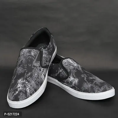 Trendy Printed Slip On Sneakers for Men-thumb0
