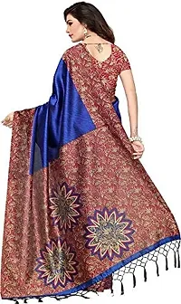 Fancy Art Silk Saree with Blouse Piece for Women-thumb3