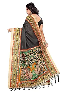 Fancy Art Silk Saree with Blouse Piece for Women-thumb3