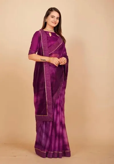 New Inn!! Art Silk Printed Sarees with Blouse Piece