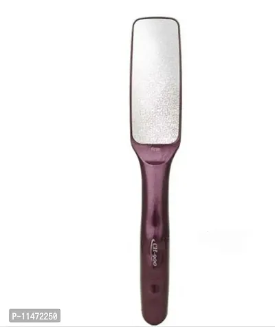 Maroon Plastic Pedicure Foot Scrubber Dead Rough Dry Skin Callus Remover