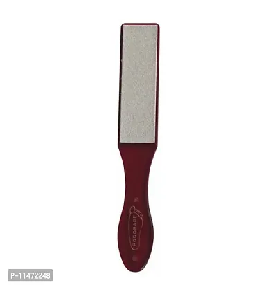 Maroon Plastic Pedicure Foot Scrubber Dead Rough Dry Skin Callus Remover