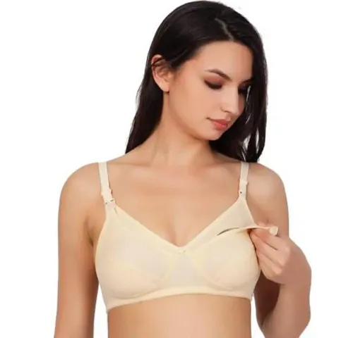 Stylish Blend Solid Bras For Women