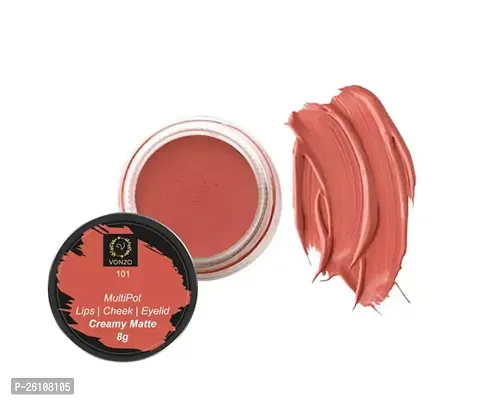 Vonzo Lip And Cheek Tint Peach Enriched With Essential Oils For Lips And Cheeks