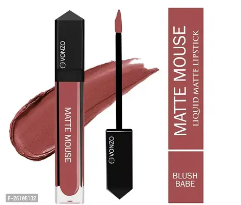 Vonzo Liquid Matte Mousse Lipstick 6 Ml Shade Blush Babe-thumb0