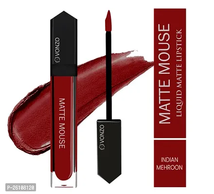 Vonzo Maroon Colour Liquid Matte Mousse Lipstick 6 Ml Shade Maroon