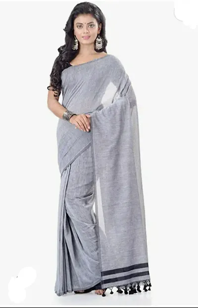  Khadi Cotton Saree with Blouse piece 