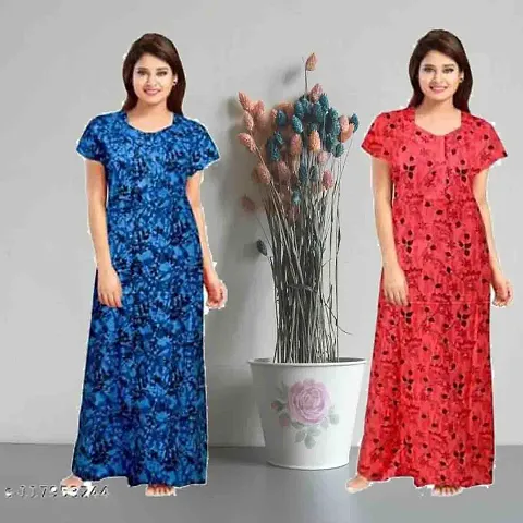 Stylish Nighty For Women Combo Of 2